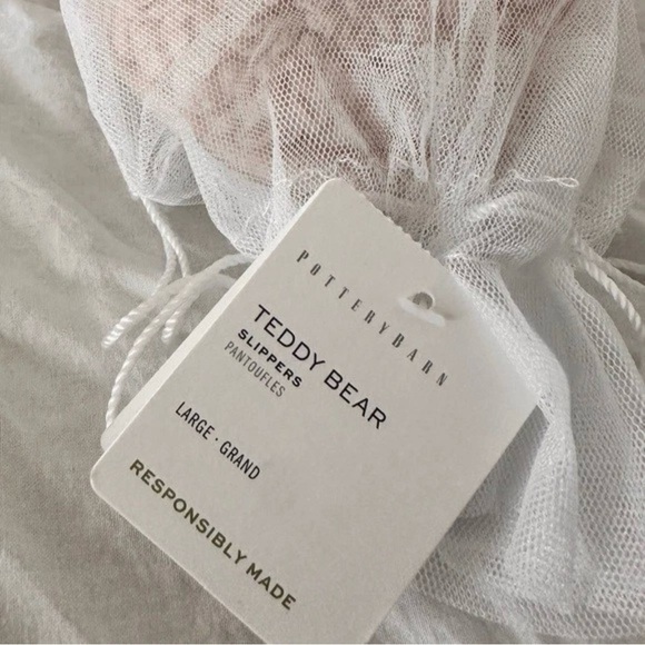 Pottery Barn - Teddy Bear Slippers - Picture 3 of 10